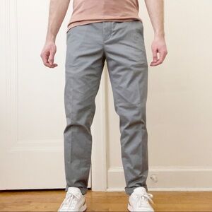 Everlane The Heavyweight Slim Straight Chino Pant 32x30 Pewter Green NWOT
